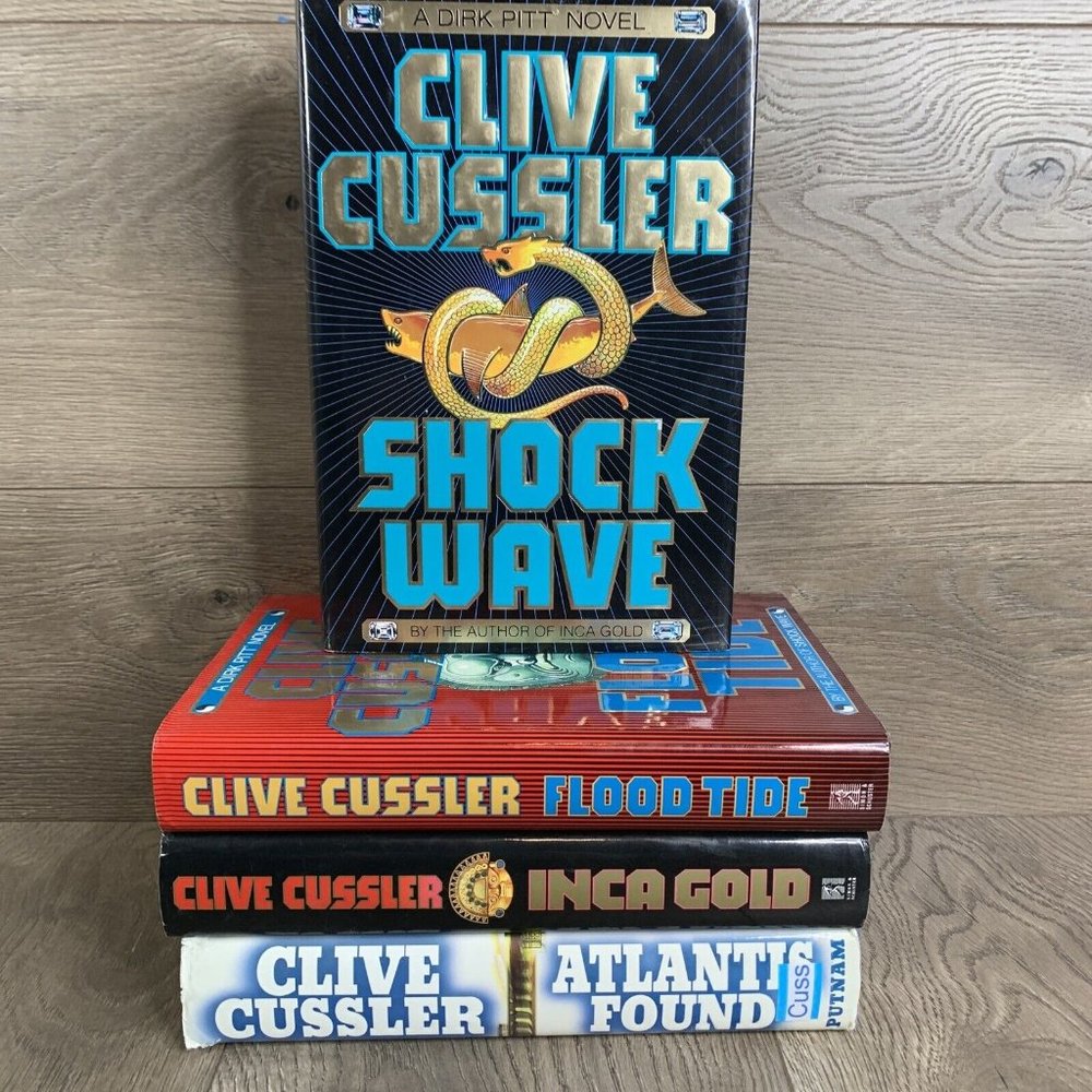 CLIVE & DIRK CUSSLER - Lot Of 4 Dirk Pitt Hardcover - Picture 1 of 14